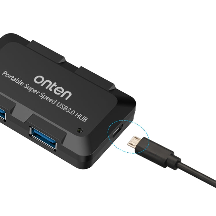 Onten 8102B USB 3.0 to USB 3.0 x 4 Adapter