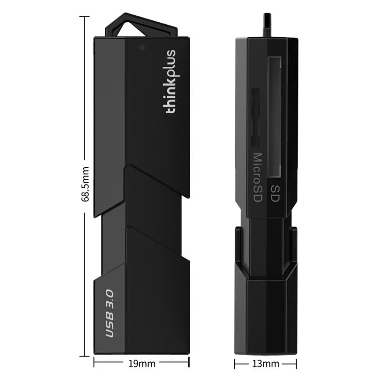 Lenovo D204 USB3.0 Two in One Card Reader