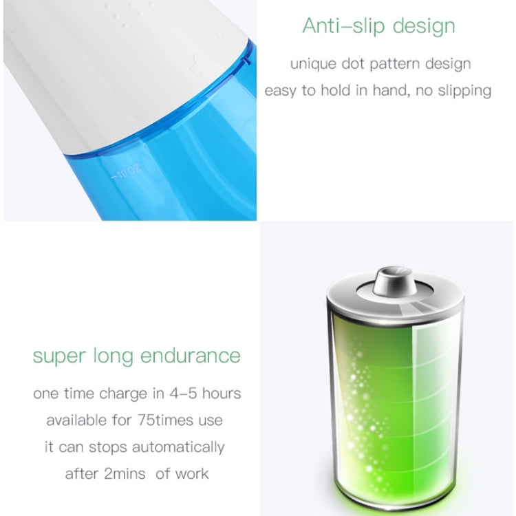 Wireless Water Floss Cleaner Portable 1400mAh USB-Rechargeable Water Flosser IPX7 Waterproof Oral Irrigator, Water Tannk Capacity: 300ML