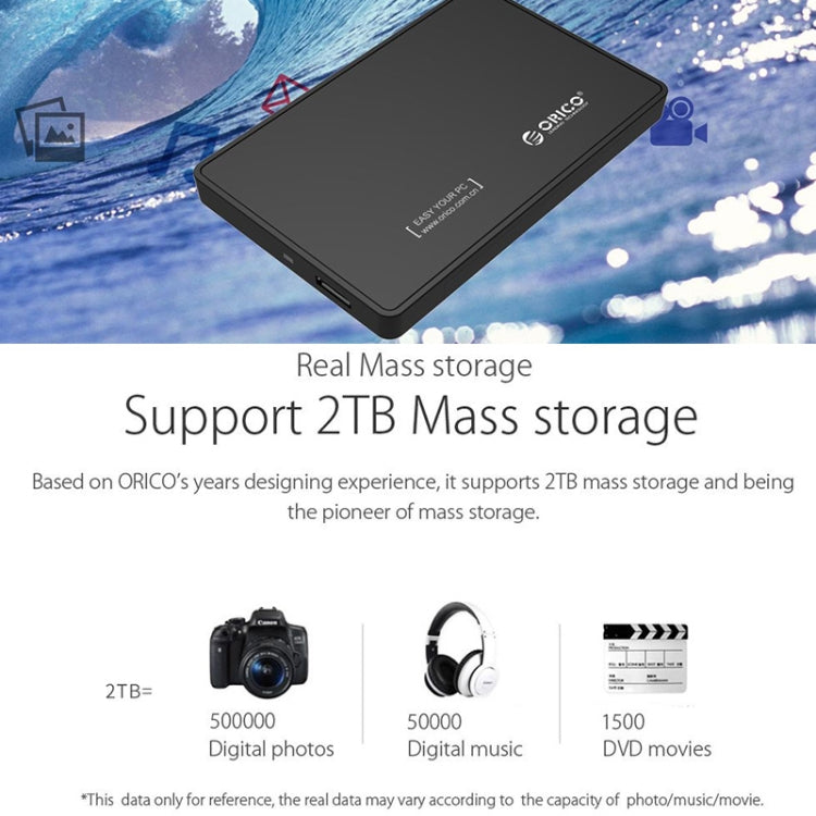 ORICO 2588US3-V1 2.5 inch USB3.0 Hard Drive Enclosure