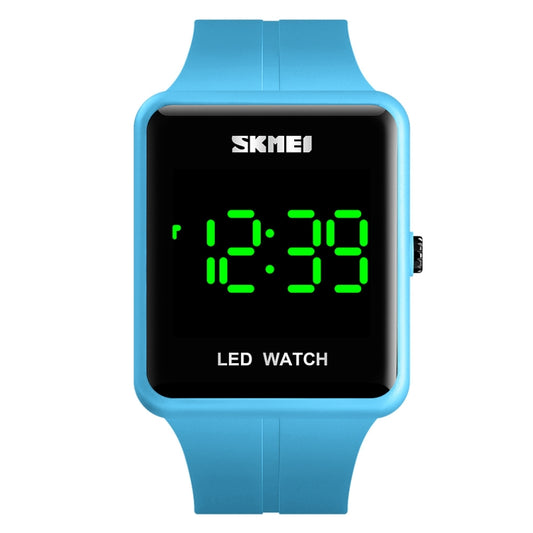 SKMEI 1541 Fashion Led Watch Square Couple Model Waterproof Electronic Watch Silicone Watch