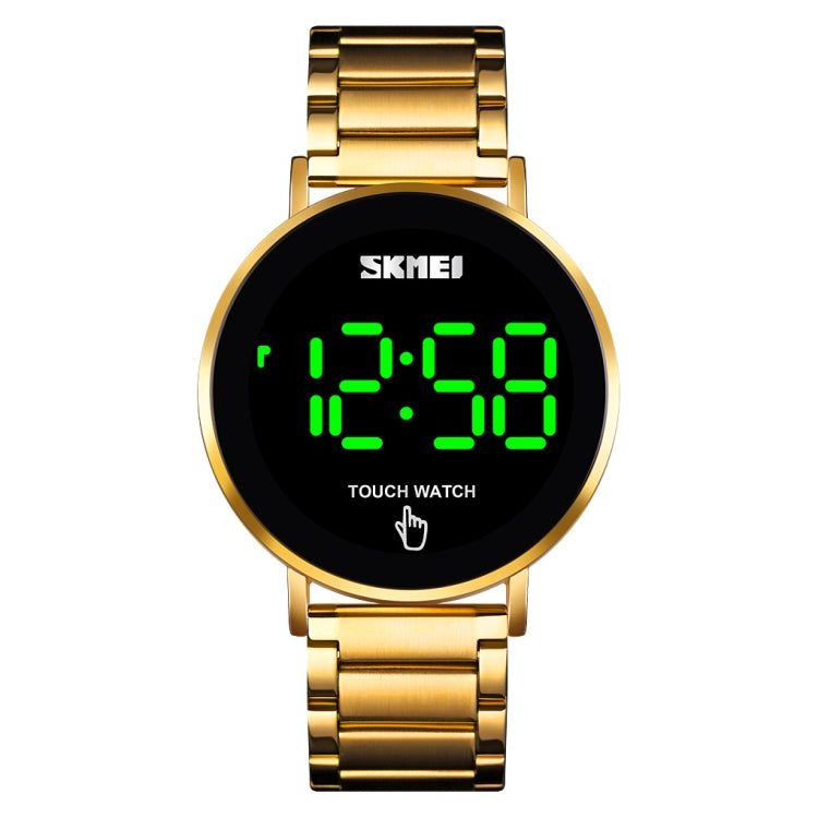 SKMEI 1550 Simple and Stylish LED Touch Screen Men  Watch Waterproof Stainless Steel With Electronic Watch