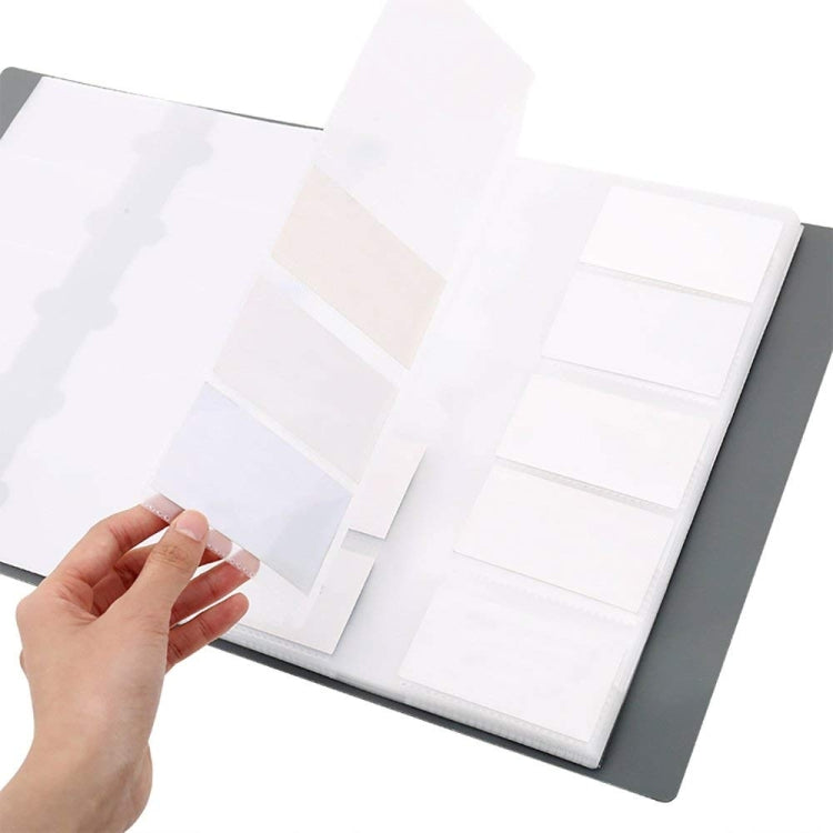 Deli Business Card Book Name Card Holder Book with 600 Business Cards Capacity