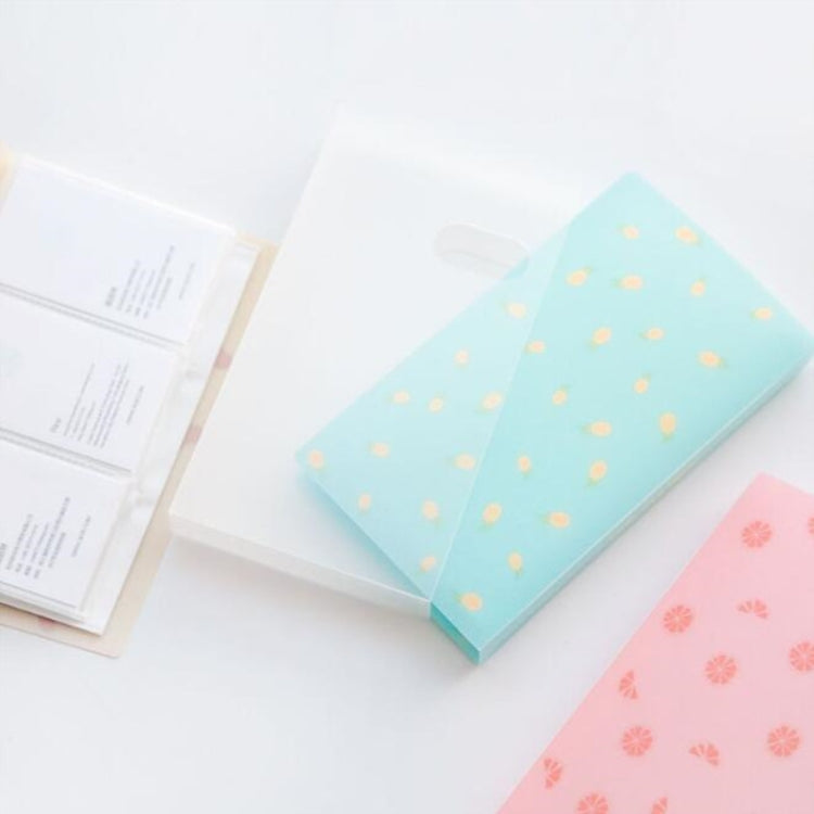 96 Slots ID Holders Cute cartoon card book star large capacity business card clip ticket collection book Card Stocks