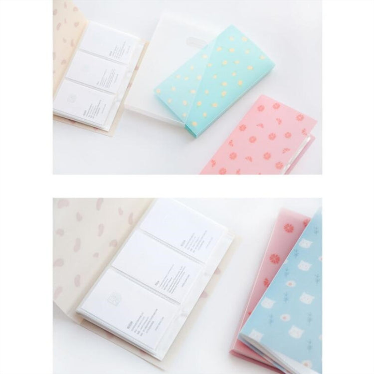 96 Slots ID Holders Cute cartoon card book star large capacity business card clip ticket collection book Card Stocks