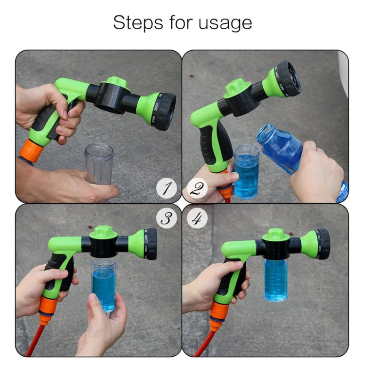 Professional Portable Multifunction Auto Foam Car Washer 3 Grade High Pressure Water Gun Cleaning Washing Foam Nozzle