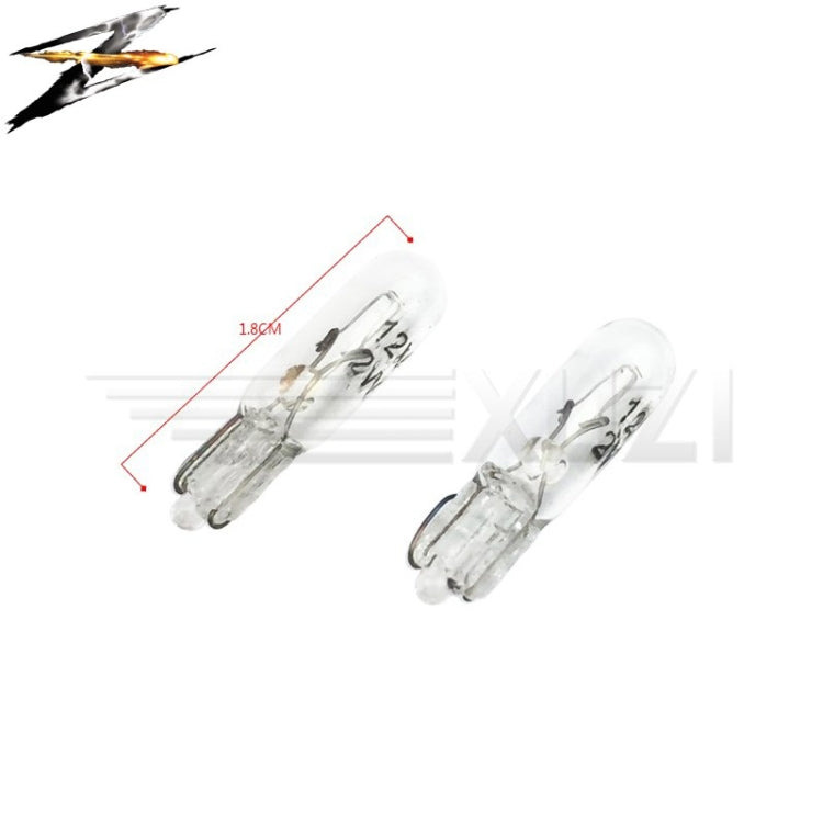 10 pcs T5 Car Instrument Meter Light Meter Replacement Lamp Amber 1.2W 12 V Lamps