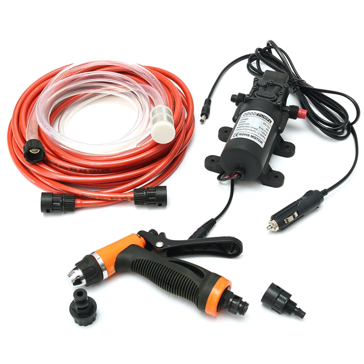 High Pressure 12V Portable 100W 160PSI Car Electric Washer Washing Machine Cigarette Lighter Water Pump Kit