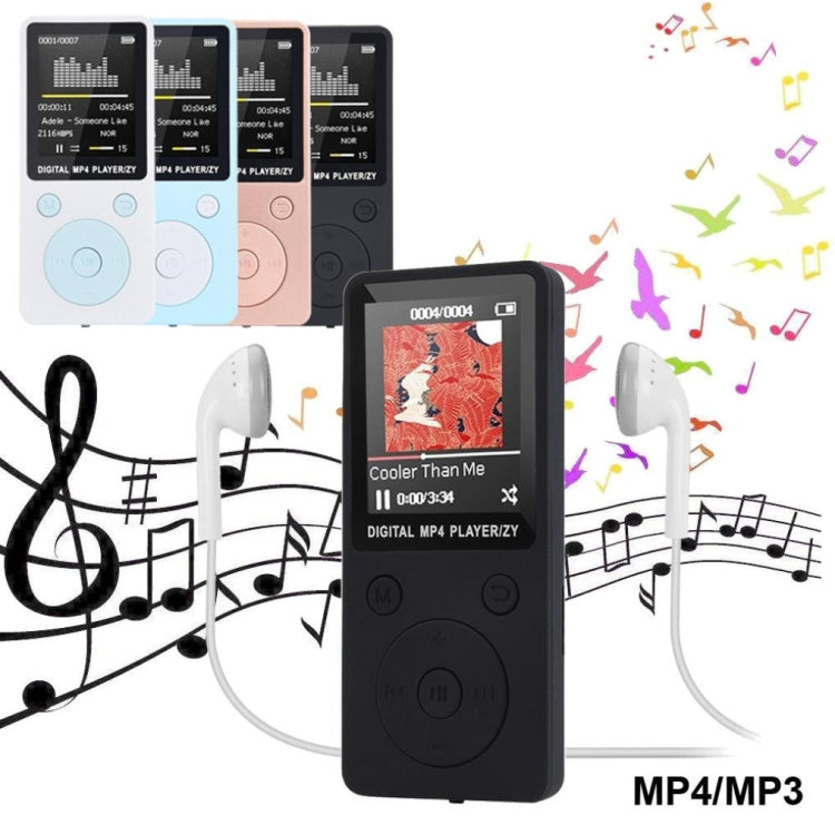 2019 Fashion Portable MP4 Lossless Sound Music Player FM Recorder walkman player mini Support music, radio, recording, 3