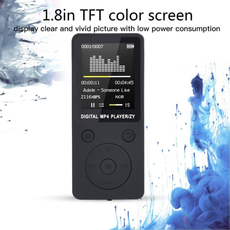 2019 Fashion Portable MP4 Lossless Sound Music Player FM Recorder walkman player mini Support music, radio, recording, 3