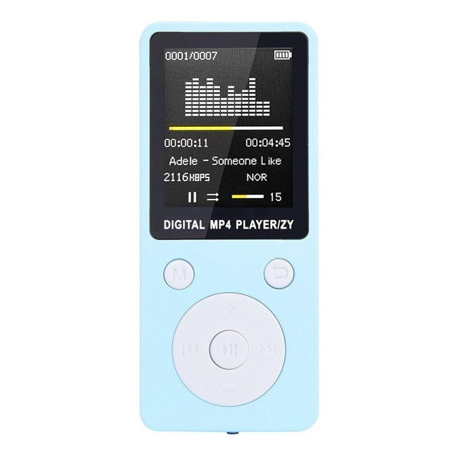 2019 Fashion Portable MP4 Lossless Sound Music Player FM Recorder walkman player mini Support music, radio, recording, 3