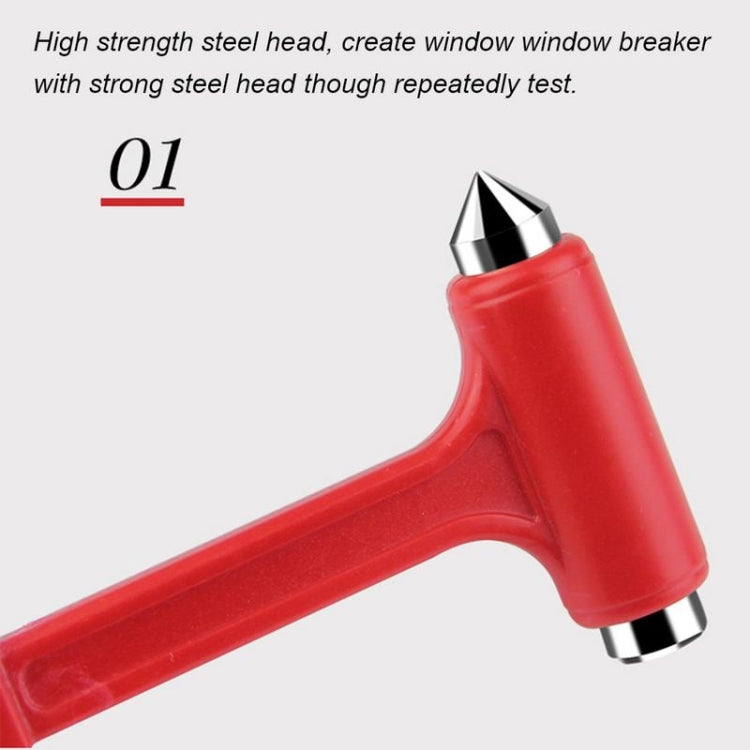 3 PCAS Multifunctional Safety Hammers Car Windows Breaker Mini Rescue Escape Tool