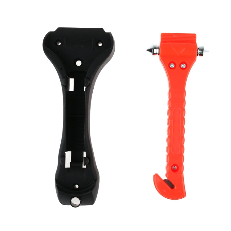 2 in 1 Mini Car Safety Rescue Hammer Life Saving Escape Emergency Hammer Seat Belt Cutter Window Glass Breaker