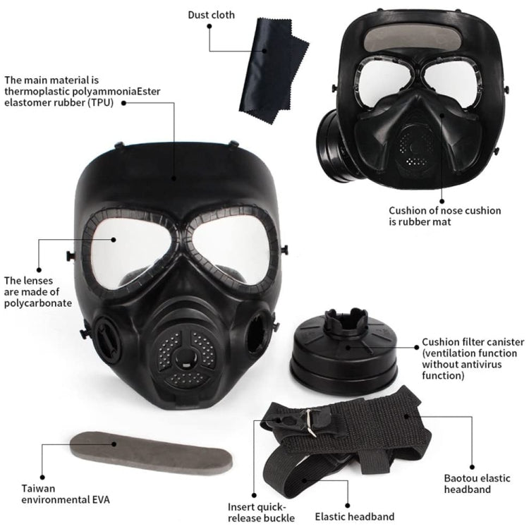 M04 Gas Mask Use For Tactical Competition Dummy Gas Mask Wargame Cosplay Mask