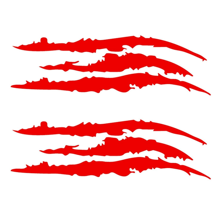 Reflective Car Sticker Monster Scratch Stripe Claw Marks Car Auto Headlight Decoration Vinyl Decal Car Stickers, Size:40X12cm