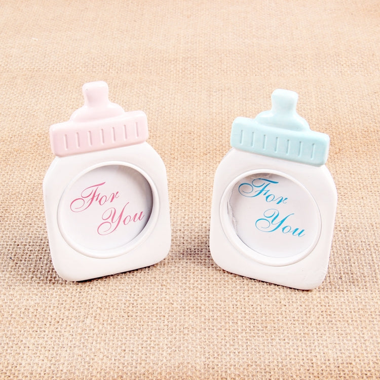 Baby Bottle Shape Plastic Photo Frame Square Photo Frame Decoration Home Decor