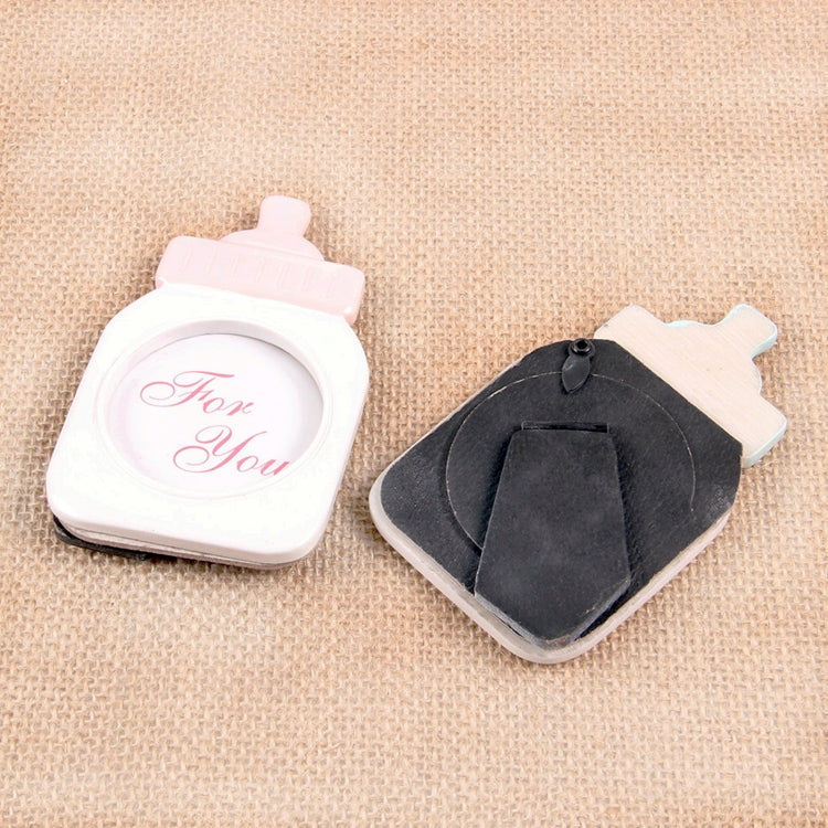 Baby Bottle Shape Plastic Photo Frame Square Photo Frame Decoration Home Decor