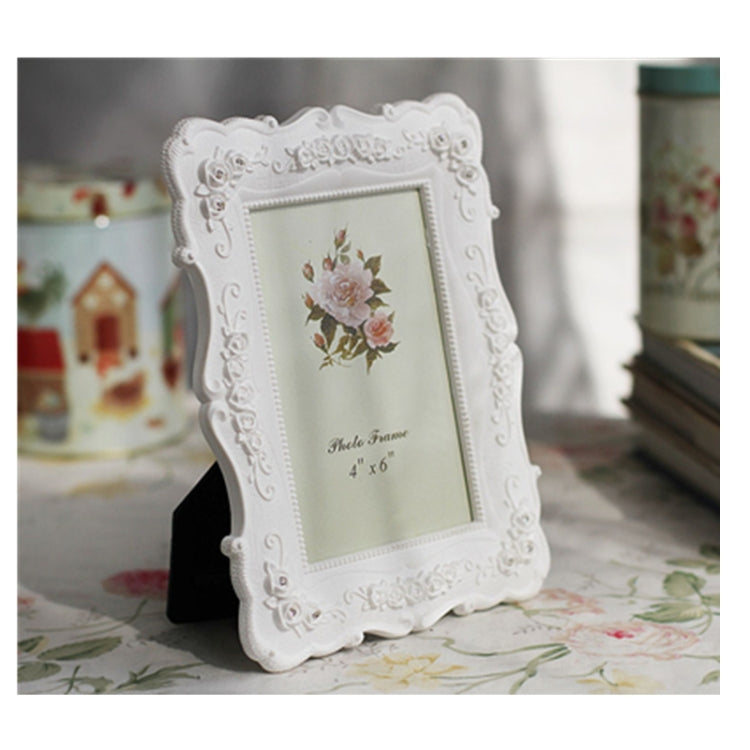 Home Decoration Pastoral Style  Rose Carved Picture Frame Decoration