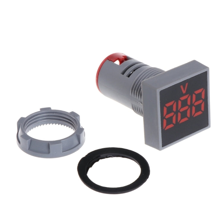 AD101-22VMS Mini AC 50-500V Voltmeter Square Panel LED Digital Voltage Meter Indicator