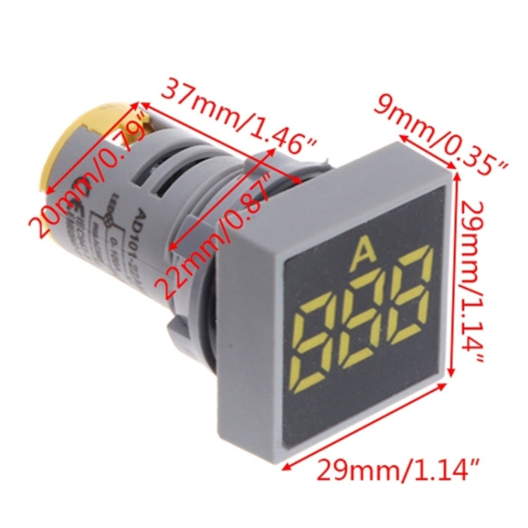 AD101-22VMS Mini AC 50-500V Voltmeter Square Panel LED Digital Voltage Meter Indicator