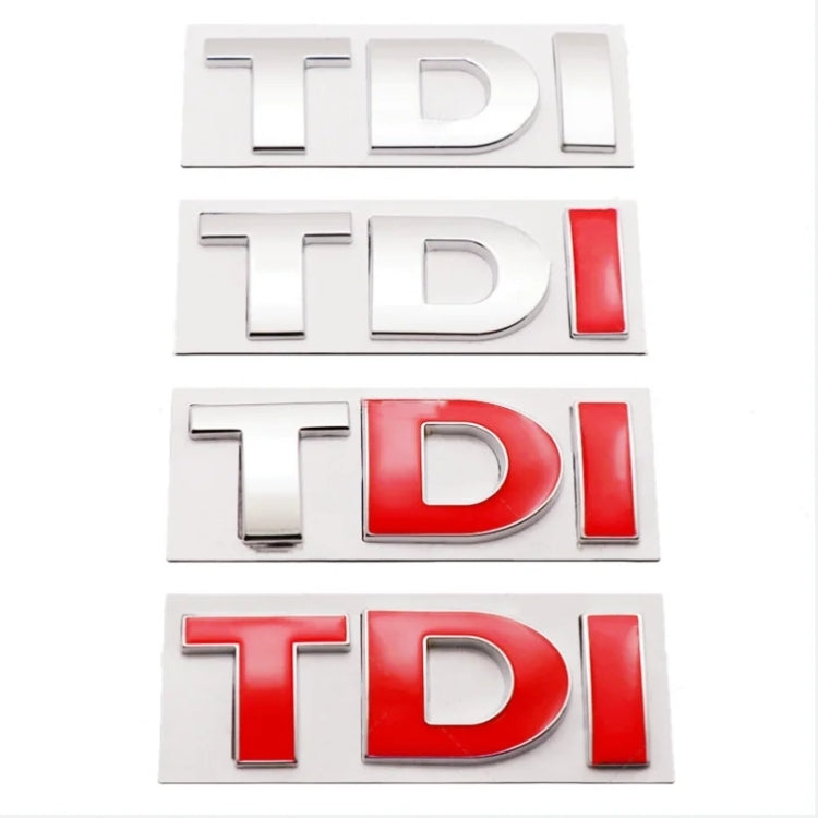 TDI 3D Badge Emblem Decal Car Sticker