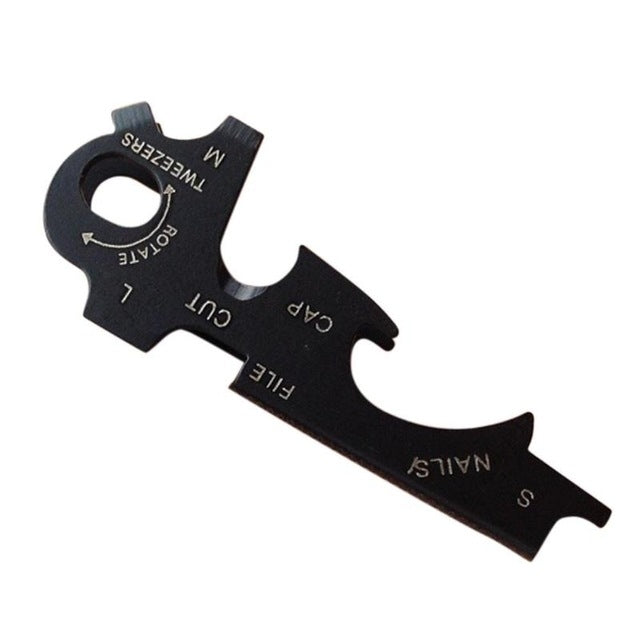 8 in 1 Multitools EDC Stainless Steel Keychain Outdoor Survival Gear Gadget