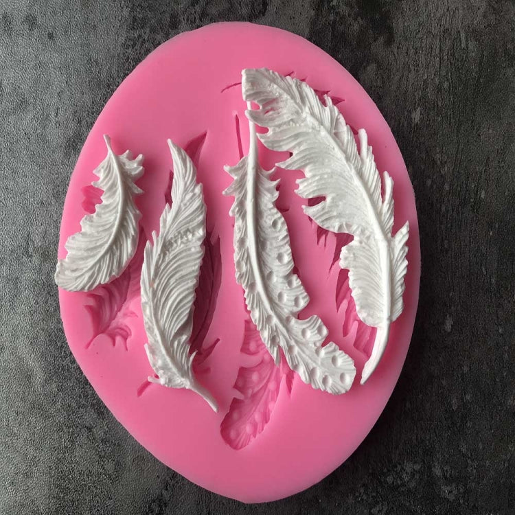Feather Sugar Silicone Mold Fondant Mold Cake Decorating Tools