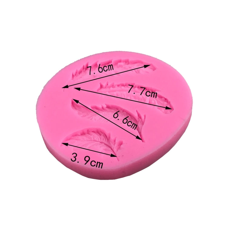 Feather Sugar Silicone Mold Fondant Mold Cake Decorating Tools