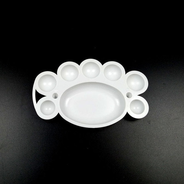 10 PCS Plastic Cartoon Small Ankle Color Palette Children's Painting Toys