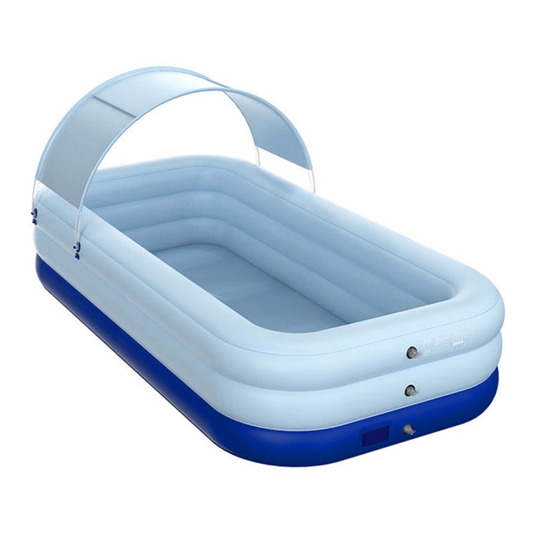 PVC Shade Wireless Automatic Inflatable Swimming Pool Household Children Swimming Pool Large Outdoor Plastic Pool with Shed