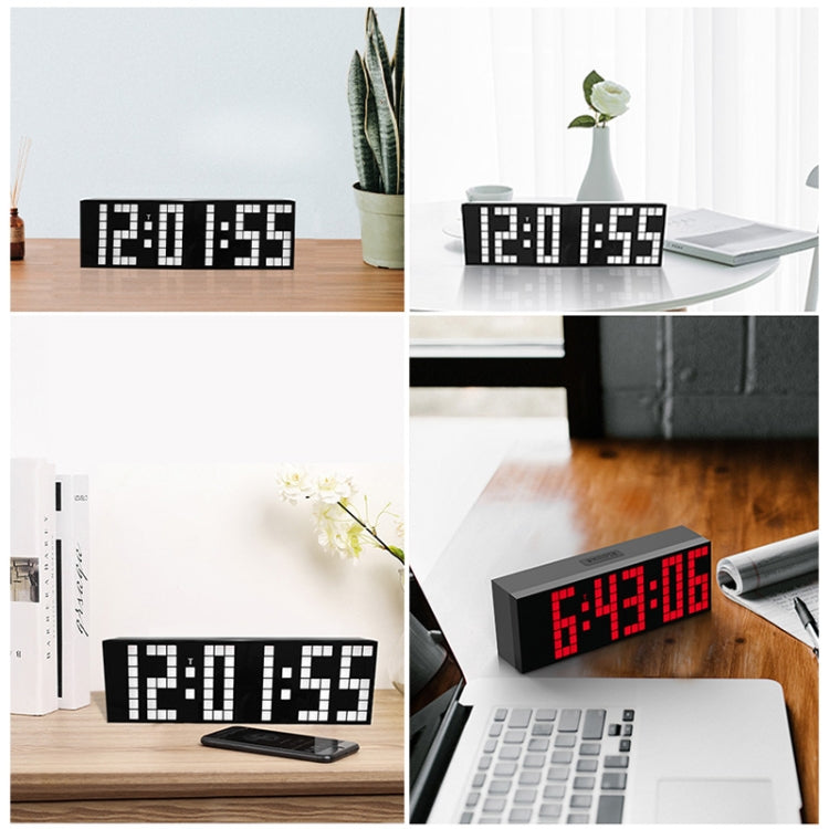 Digital Electronic Alarm Clock Creative LED Desk Clock US Plug