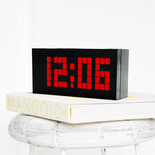 Digital Electronic Alarm Clock Creative LED Desk Clock US Plug