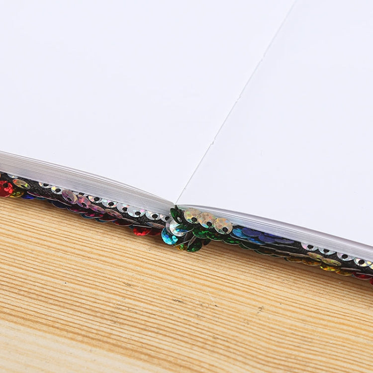Creative Stationery Letter Fish Scale Notebook Sequin Flip Business Office Notepad