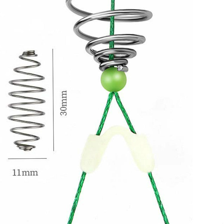 5 in 1 Stranded Double Hook Anti-winding Silver Carp Fishing Group Spring Fishing Hook