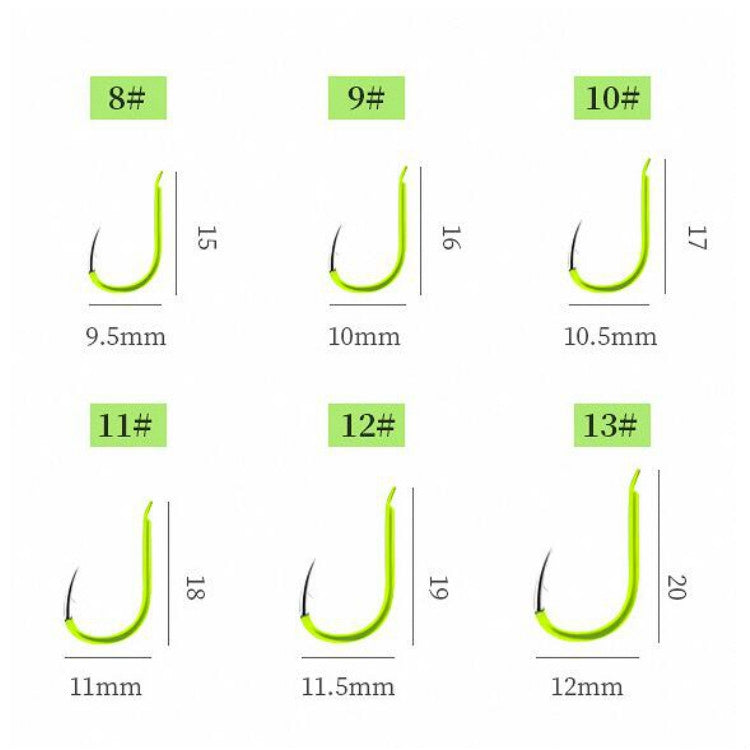 5 in 1 Stranded Double Hook Anti-winding Silver Carp Fishing Group Spring Fishing Hook