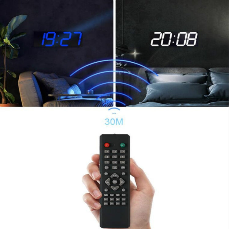 Wall Sticker LED Wall Clock Decorative Clock Creative Acrylic Mirror Clock US Plug