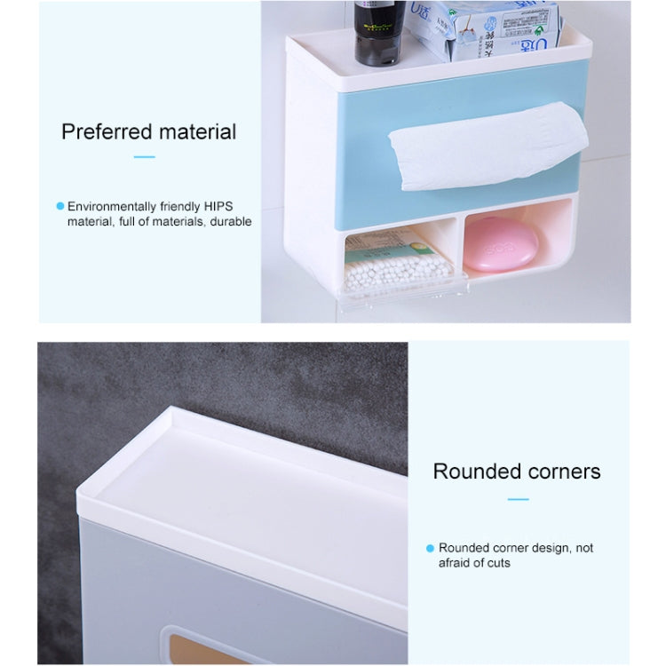 Bathroom No Punching Napkin Holder Tray