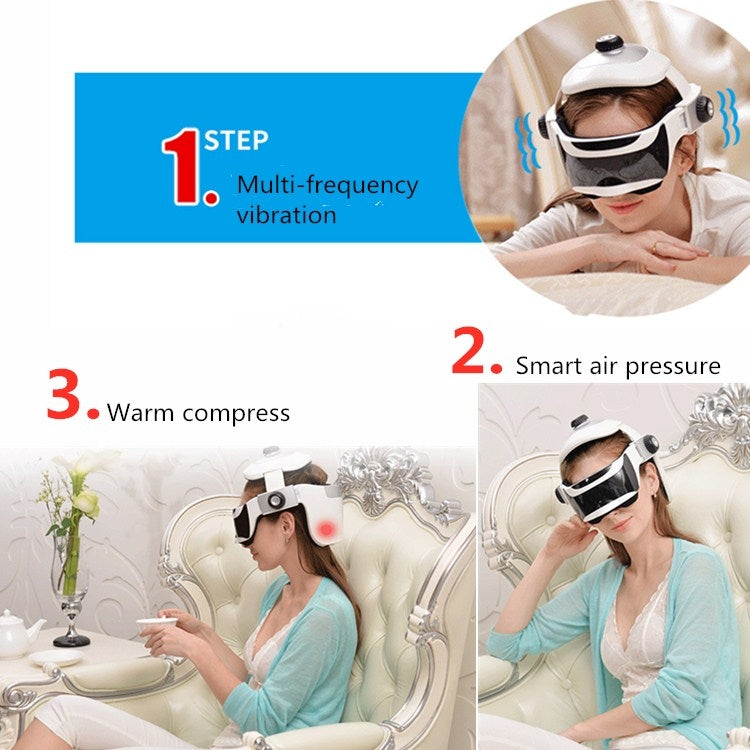 Nuotai Y10-7 Head And Eye Integrated Visual Electric Massager With MP3 Download Function