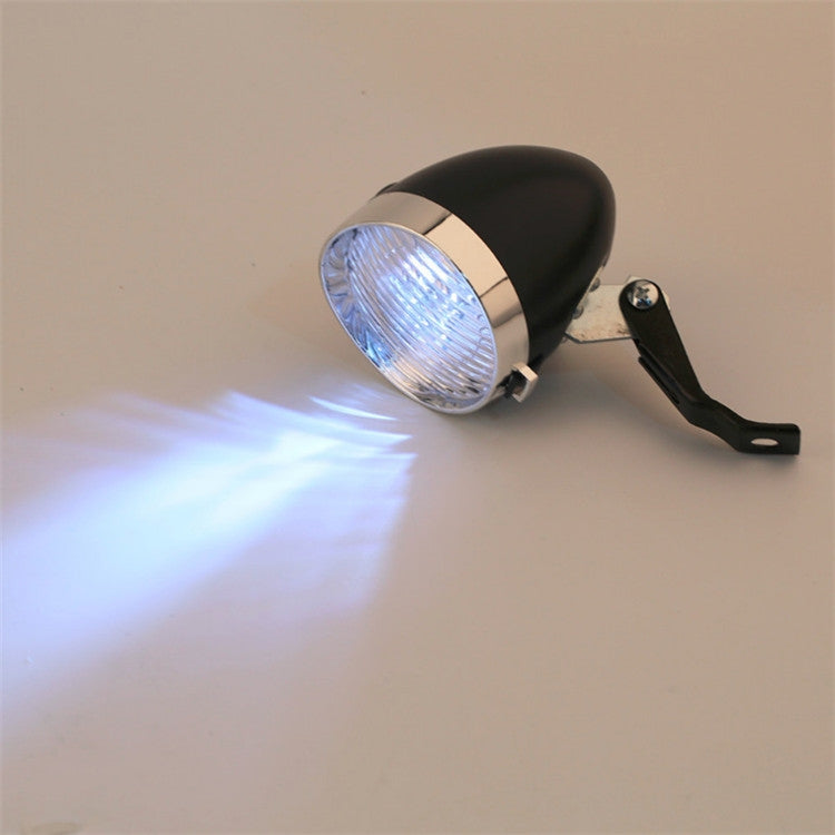 3 LED Retro Bicycle Headlight Night Riding Safety Warning Light