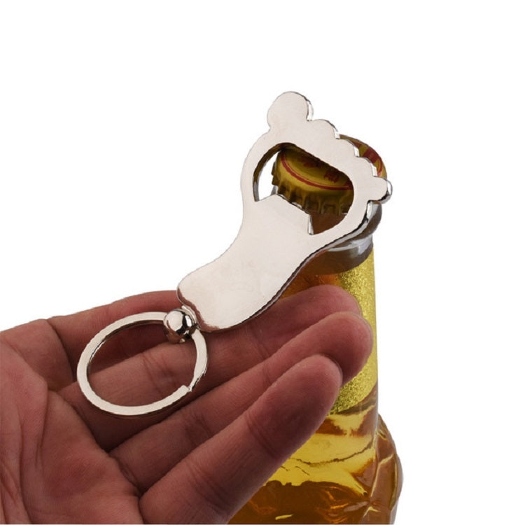 Personality Creative Male and Female Metal Keychain Bottle Opener
