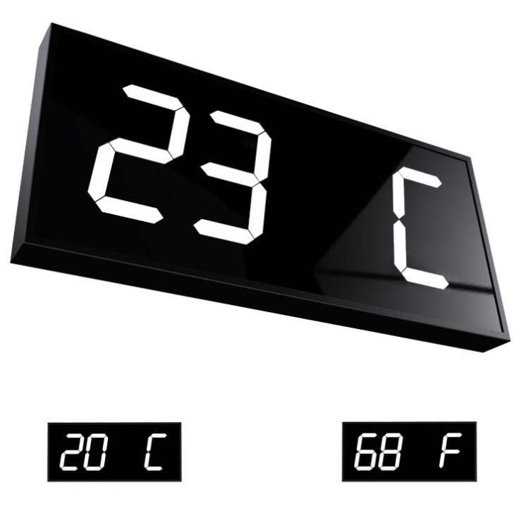 LED Large Screen Digital Electronic Clock Remote Control Double-sided Wall Clock