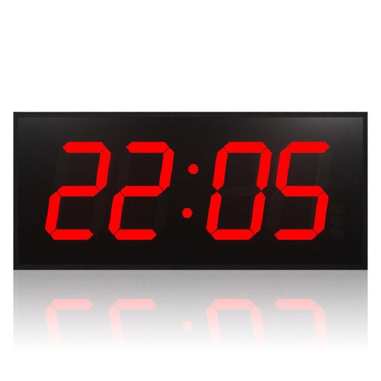 LED Large Screen Digital Electronic Clock Remote Control Double-sided Wall Clock