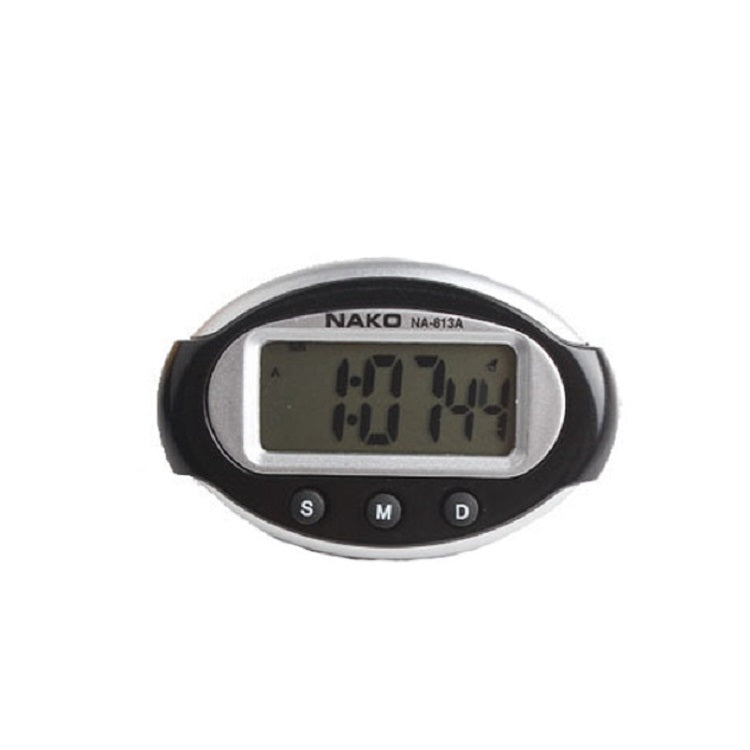 2 PCS Portable Car Electronic Clock Test Sports Clock Small Alarm Clock Stopwatch