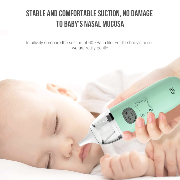 Music Baby Nasal Aspirator Newborn Electric Snot Cleaner