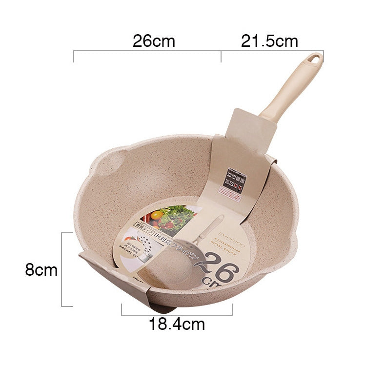 Thick Bottom Maifan Stone Household Small Frying Pan Non Stick Pan Deep Frying Pan
