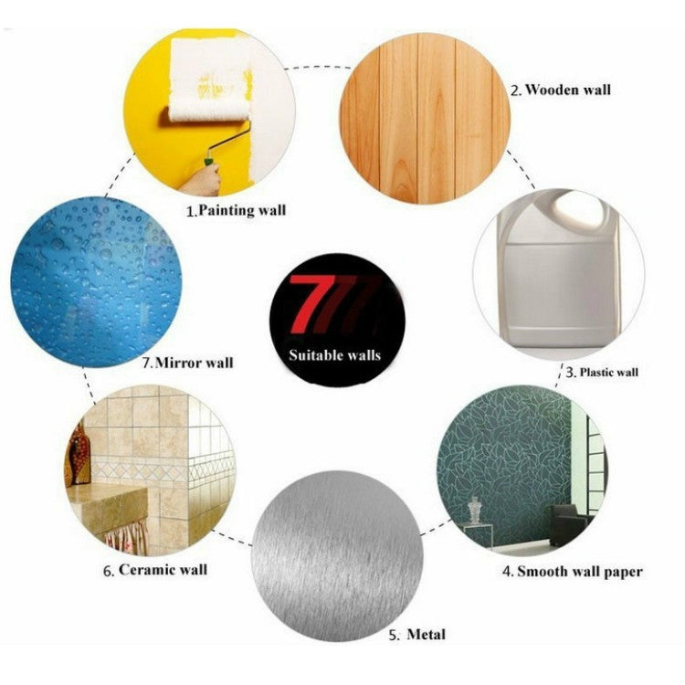 3D Acrylic Cat Mirror Wall Clock DIY Fashion Home Decoration