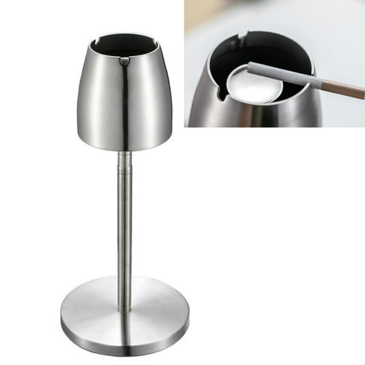 Telescopic Thickened Stainless Steel Windproof Ashtray
