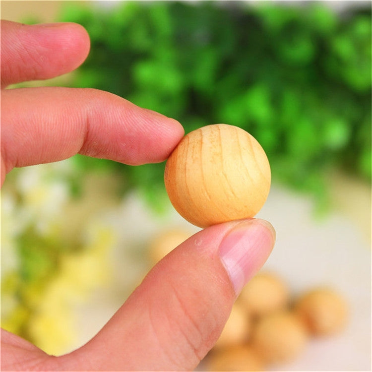 5pcs / Set Wooden Anti-Mold Moth Repellent Insect-Repellent Natural Camphor Balls Wooden Balls