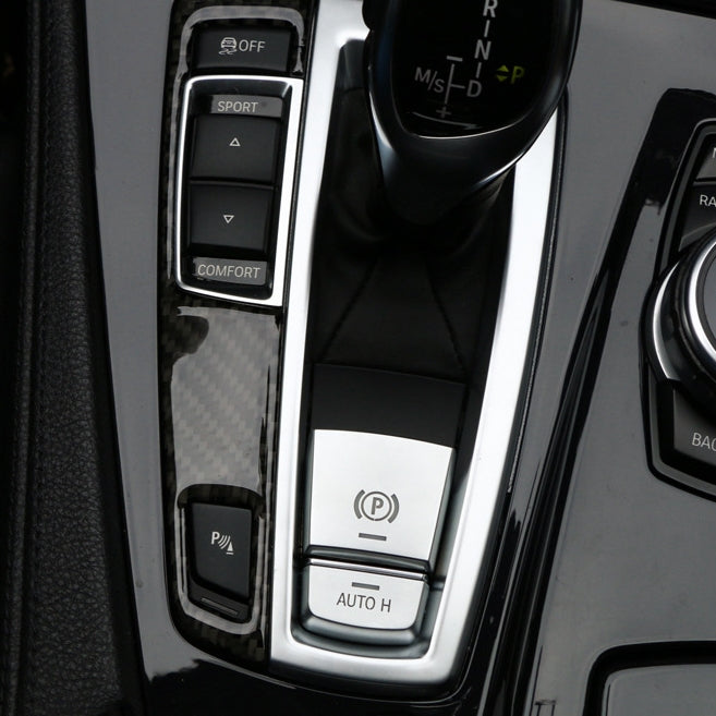 SRXTZM Parking Brake Switch P Button Cover ABS Chrome for BMW F10 F07 F01 X3 F25 X4 F26 F11 F06 X5 F15 X6 F16 Accessories