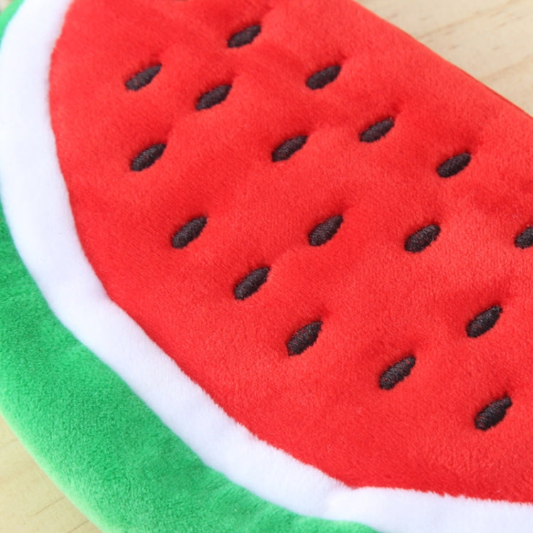 Cute Watermelon Shape Plush Pencil Bag